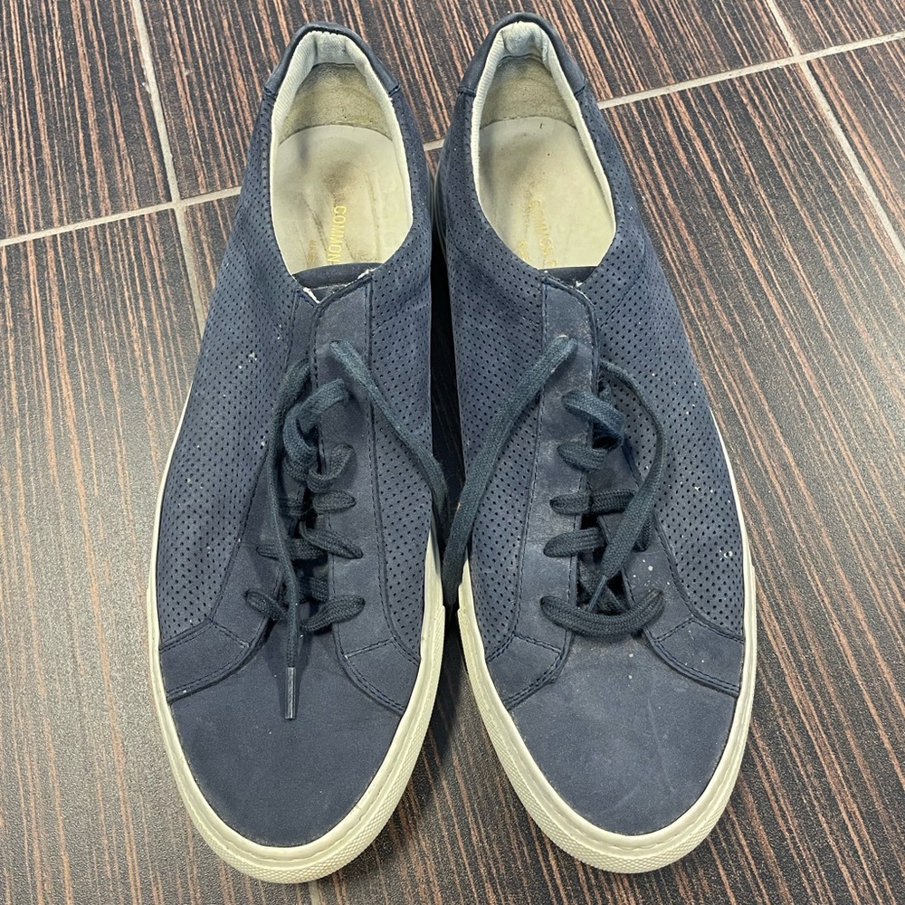 Common Projects Achilles Low Blue Suede